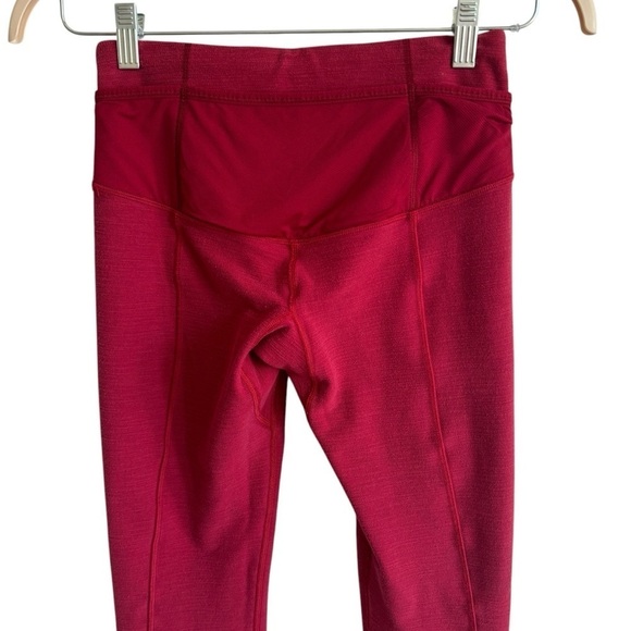 Lululemon Pedal Power Tight, Deepest Cranberry, Size 4 - Picture 12 of 16